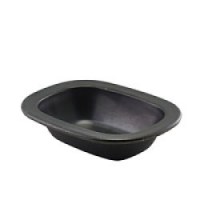 Black Vintage Steel Pie Dish 