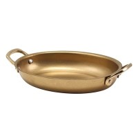 GoldVintageSteelDish