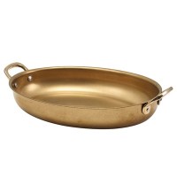 GoldVintageSteelDish