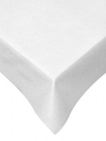 White Swansoft Linen Style Tablecovering