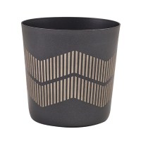 BlackLinedServingCup