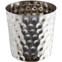 Stainless Steel Hammered Serving Cup