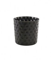 42cl Black Hammered Serving Cup