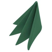 Swansoft Mountain Pine - Dark Green Linen Style Napkin