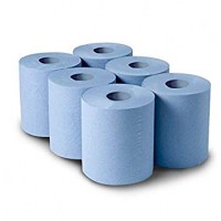 Blue Centrefeed Wiper Rolls