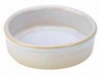 Rustic Stoneware Tapas - Mezze Dish in WHITE