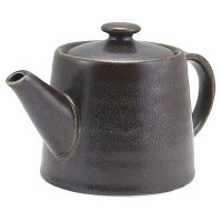 Cinder Black Terra Teapot