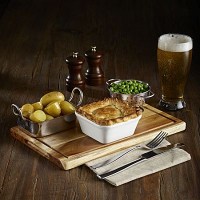 Acacia Wood Reversible Serving Board