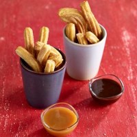 Rustic Stoneware Conical Food Service Cups with Chips
