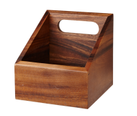 Acacia Wood Table Caddy 15 x 15cm