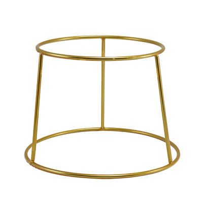 Gold Round Anti-Slip Buffet Riser | Wire buffet riser | buffet height ...